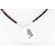 Certified Authentic 2 Strand Navajo .925 Sterling Silver and Turquoise Native American Necklace 15867-3