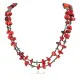 Certified Authentic 2 Strand Navajo .925 Sterling Silver Natural Turquoise Coral Native American Necklace 16054-3 Certified Authentic 2 Strand Navajo .925 Sterling Silver Natural Turquoise Coral Native American Necklace 16054-3