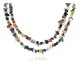 Certified Authentic 2 Strand Navajo .925 Sterling Silver Natural Turquoise Multicolor Stones Native American Necklace 15501-34 Certified Authentic 2 Strand Navajo .925 Sterling Silver Natural Turquoise Multicolor Stones Native American Necklace 15501-34