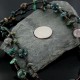 Certified Authentic 2 Strand Navajo .925 Sterling Silver Natural Turquoise Native American Necklace 390661359860