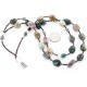 Certified Authentic 2 Strand Navajo .925 Sterling Silver Turquoise and Agate Native American Necklace 15554-3 Certified Authentic 2 Strand Navajo .925 Sterling Silver Turquoise and Agate Native American Necklace 15554-3