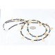 Certified Authentic 2 Strand Navajo .925 Sterling Silver Turquoise and Agate Native American Necklace 15835-11 Certified Authentic 2 Strand Navajo .925 Sterling Silver Turquoise and Agate Native American Necklace 15835-11