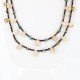 Certified Authentic 2 Strand Navajo .925 Sterling Silver Turquoise and Agate Native American Necklace 15835-11 Certified Authentic 2 Strand Navajo .925 Sterling Silver Turquoise and Agate Native American Necklace 15835-11