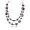 Certified Authentic 2 Strand Navajo .925 Sterling Silver Turquoise and Coral Native American Necklace 371013671980
