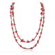 Certified Authentic 2 Strand Navajo .925 Sterling Silver Turquoise and Coral Native American Necklace 750161 Certified Authentic 2 Strand Navajo .925 Sterling Silver Turquoise and Coral Native American Necklace 750161
