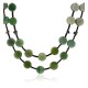 Certified Authentic 2 Strand Navajo .925 Sterling Silver Turquoise and Jade Native American Necklace 15501-181 Certified Authentic 2 Strand Navajo .925 Sterling Silver Turquoise and Jade Native American Necklace 15501-181