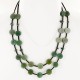 Certified Authentic 2 Strand Navajo .925 Sterling Silver Turquoise and Jade Native American Necklace 15501-181 Certified Authentic 2 Strand Navajo .925 Sterling Silver Turquoise and Jade Native American Necklace 15501-181