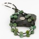 Certified Authentic 2 Strand Navajo .925 Sterling Silver Turquoise and Jade Native American Necklace 15501-181 Certified Authentic 2 Strand Navajo .925 Sterling Silver Turquoise and Jade Native American Necklace 15501-181