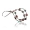 Certified Authentic 2 Strand Navajo .925 Sterling Silver Turquoise and Jasper Native American Necklace 15777-34