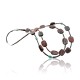 Certified Authentic 2 Strand Navajo .925 Sterling Silver Turquoise and Jasper Native American Necklace 15777-34