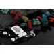 Certified Authentic 2 Strand Navajo .925 Sterling Silver Turquoise and Jasper Native American Necklace 370984153994