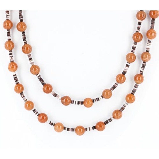 Certified Authentic 2 Strand Navajo .925 Sterling Silver Turquoise Carnelian 544 Native American Necklace 390842233020 Certified Authentic 2 Strand Navajo .925 Sterling Silver Turquoise Carnelian 544 Native American Necklace 390842233020