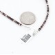 Certified Authentic 2 Strand Navajo .925 Sterling Silver Turquoise Carnelian 544 Native American Necklace 390842233020