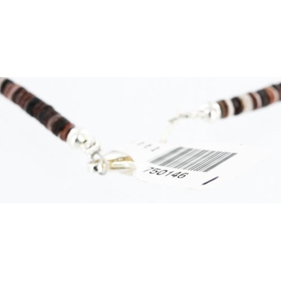 Certified Authentic 2 Strand Navajo .925 Sterling Silver Turquoise Native American Necklace 371068530011 Certified Authentic 2 Strand Navajo .925 Sterling Silver Turquoise Native American Necklace 371068530011