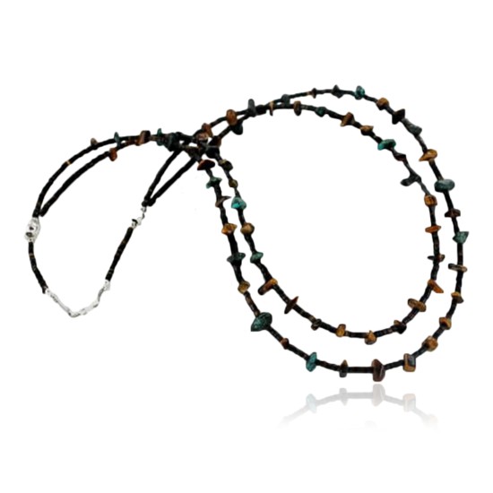 Certified Authentic 2 Strand Navajo .925 Sterling Silver Turquoise Native American Necklace 390662448171 Certified Authentic 2 Strand Navajo .925 Sterling Silver Turquoise Native American Necklace 390662448171
