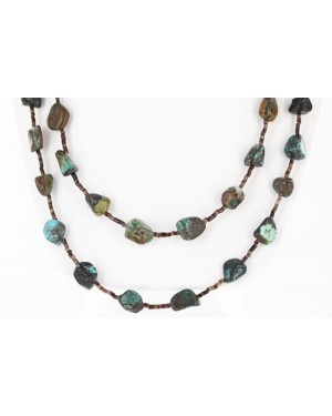 Certified Authentic 2 Strand Navajo .925 Sterling Silver Turquoise Native American Necklace 390754340347 Certified Authentic 2 Strand Navajo .925 Sterling Silver Turquoise Native American Necklace 390754340347