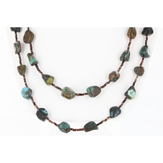 Certified Authentic 2 Strand Navajo .925 Sterling Silver Turquoise Native American Necklace 390754340347 Certified Authentic 2 Strand Navajo .925 Sterling Silver Turquoise Native American Necklace 390754340347