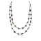 Certified Authentic 2 Strand Navajo .925 Sterling Silver Turquoise Native American Necklace 390754340347