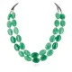 Certified Authentic 2 Strand Navajo Natural Hematite and Jade Native American Necklace 16089 Certified Authentic 2 Strand Navajo Natural Hematite and Jade Native American Necklace 16089