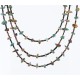 Certified Authentic 3 Strand Navajo .925 Sterling Silver and Turquoise Native American Necklace 390773835298 Certified Authentic 3 Strand Navajo .925 Sterling Silver and Turquoise Native American Necklace 390773835298