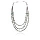 Certified Authentic 3 Strand Navajo .925 Sterling Silver and Turquoise Native American Necklace 390773835298 Certified Authentic 3 Strand Navajo .925 Sterling Silver and Turquoise Native American Necklace 390773835298