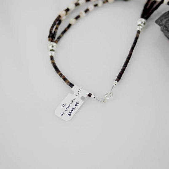 Certified Authentic 3 Strand Navajo .925 Sterling Silver and WHITE Turquoise Native American Necklace 390717736848 Certified Authentic 3 Strand Navajo .925 Sterling Silver and WHITE Turquoise Native American Necklace 390717736848