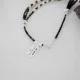 Certified Authentic 3 Strand Navajo .925 Sterling Silver and WHITE Turquoise Native American Necklace 390717736848