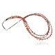 Certified Authentic 3 Strand Navajo .925 Sterling Silver BLUE MOON Turquoise and Coral Native American Necklace 370922700498 Certified Authentic 3 Strand Navajo .925 Sterling Silver BLUE MOON Turquoise and Coral Native American Necklace 370922700498