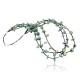Certified Authentic 3 Strand Navajo .925 Sterling Silver Gaspeite Native American Necklace 15297-36 Certified Authentic 3 Strand Navajo .925 Sterling Silver Gaspeite Native American Necklace 15297-36