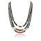 Certified Authentic 3 Strand Navajo .925 Sterling Silver Graduated Heishi Turquoise and CORAL Native American Necklace 371057307094