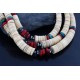 Certified Authentic 3 Strand Navajo .925 Sterling Silver Graduated Melon Shell and Hematite Native American Necklace 370983998993 Certified Authentic 3 Strand Navajo .925 Sterling Silver Graduated Melon Shell and Hematite Native American Necklace 370983998993
