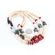 Certified Authentic 3 Strand Navajo .925 Sterling Silver Heishi and Coral Native American Necklace 390777368973 Certified Authentic 3 Strand Navajo .925 Sterling Silver Heishi and Coral Native American Necklace 390777368973