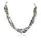 Certified Authentic 3 Strand Navajo .925 Sterling Silver Natural Turquoise Native American Necklace 371054165026