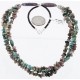 Certified Authentic 3 Strand Navajo .925 Sterling Silver Natural Turquoise Native American Necklace 371054165026