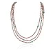 Certified Authentic 3 Strand Navajo .925 Sterling Silver Natural Turquoise Pink Agate and Heishi Native American Necklace 25246-4 Certified Authentic 3 Strand Navajo .925 Sterling Silver Natural Turquoise Pink Agate and Heishi Native American Necklace 25246-4