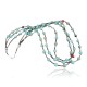 Certified Authentic 3 Strand Navajo .925 Sterling Silver Round Magnesite and Coral Native American Necklace 370962447542