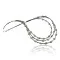 Certified Authentic 3 Strand Navajo .925 Sterling Silver Turquoise 17 Native American Necklace 370954532198
