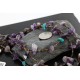 Certified Authentic 3 Strand Navajo .925 Sterling Silver Turquoise Amethyst 63 Native American Necklace 15776-3