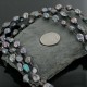 Certified Authentic 3 Strand Navajo .925 Sterling Silver Turquoise and Abalone Native American Necklace 24170-14 Certified Authentic 3 Strand Navajo .925 Sterling Silver Turquoise and Abalone Native American Necklace 24170-14