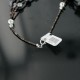 Certified Authentic 3 Strand Navajo .925 Sterling Silver Turquoise and Abalone Native American Necklace 24170-14 Certified Authentic 3 Strand Navajo .925 Sterling Silver Turquoise and Abalone Native American Necklace 24170-14