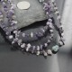 Certified Authentic 3 Strand Navajo .925 Sterling Silver Turquoise and Amethyst Native American Necklace 390686919542