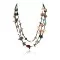 Certified Authentic 3 Strand Navajo .925 Sterling Silver Turquoise and Bone Native American Necklace 370986884241