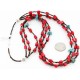 Certified Authentic 3 Strand Navajo .925 Sterling Silver Turquoise and Coral 1251 Native American Necklace 371034878387 Certified Authentic 3 Strand Navajo .925 Sterling Silver Turquoise and Coral 1251 Native American Necklace 371034878387