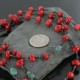 Certified Authentic 3 Strand Navajo .925 Sterling Silver Turquoise and Coral Native American Necklace 370922260920