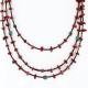 Certified Authentic 3 Strand Navajo .925 Sterling Silver Turquoise and Coral Native American Necklace 370993141641 Certified Authentic 3 Strand Navajo .925 Sterling Silver Turquoise and Coral Native American Necklace 370993141641