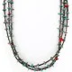 Certified Authentic 3 Strand Navajo .925 Sterling Silver Turquoise and Coral Native American Necklace 371054867735 Certified Authentic 3 Strand Navajo .925 Sterling Silver Turquoise and Coral Native American Necklace 371054867735