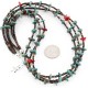 Certified Authentic 3 Strand Navajo .925 Sterling Silver Turquoise and Coral Native American Necklace 371054867735