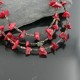 Certified Authentic 3 Strand Navajo .925 Sterling Silver Turquoise and Coral Native American Necklace 371322600344