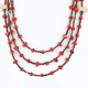 Certified Authentic 3 Strand Navajo .925 Sterling Silver Turquoise and Coral Native American Necklace 390752135111 Certified Authentic 3 Strand Navajo .925 Sterling Silver Turquoise and Coral Native American Necklace 390752135111
