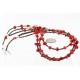 Certified Authentic 3 Strand Navajo .925 Sterling Silver Turquoise and Coral Native American Necklace 390752135111 Certified Authentic 3 Strand Navajo .925 Sterling Silver Turquoise and Coral Native American Necklace 390752135111